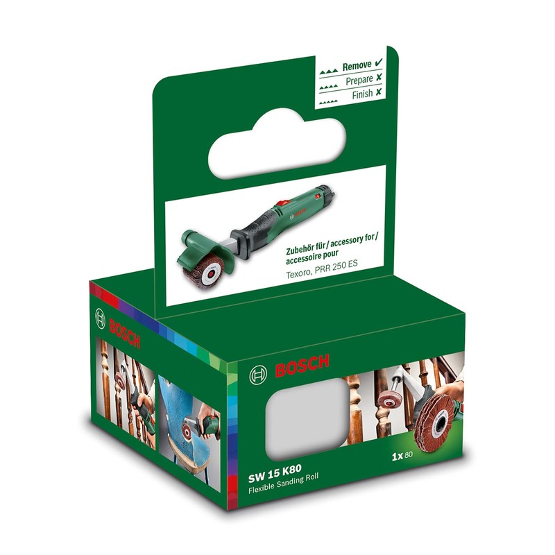 Bosch Home and Garden Sanding Flexible Roll (SW15 K80, for