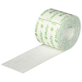 Mefix Self-Adhesive Fabric Tape, Dressing Fixation Fabric Tape, Secures Gauze, Tubes, Cannulas and More to User's Body, Size 2" (5cm) Wide x 11 Yards, Single Roll