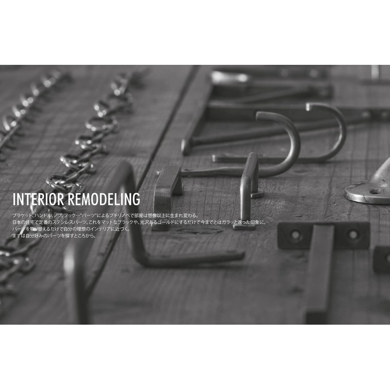 POSH LIVING 63701 Iron Wall Hooks, Silver, 5 Rows