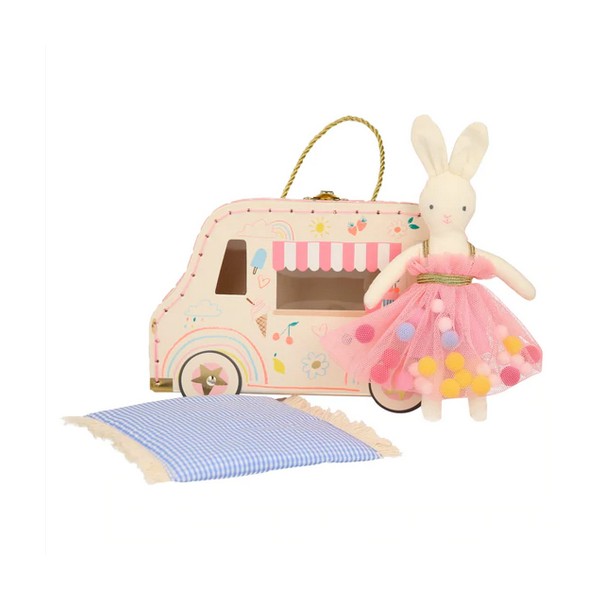 Meri Meri Toy | Ice Cream Van Bunny Mini Suitcase Doll