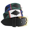 Carlos Diaz Unisex Argentina Ntinisches/Embroidered Polo genuine leather belt -
