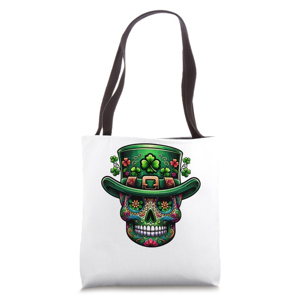Emerald Elegance: Irish Top Hat Meets Suga Graphic Tote Bag