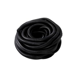 3/8" x 50 Feet - Wire Loom - Wire Protector tubing Flexible Conduit Polyethylene Black Split Wire Loom to Manage Outdoor Wire Cover, Cable Cover & Cable Protector for Cords