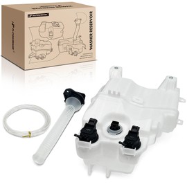 A-Premium Windshield Washer Reservoir with (Washer Pump/Filler Neck/Cap/Hose/Bracket/Fluid Level Sensor) Compatible with Select Toyota Models - Venza 2009-2016 - Replace# 14906988