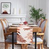 Table Runner Orange Colour Leaves Table Runner Colourful Table Decoration