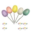 FloristryWarehouse Easter 5cm/2 Inch Egg Decoration Picks Pastel Colours Speckled