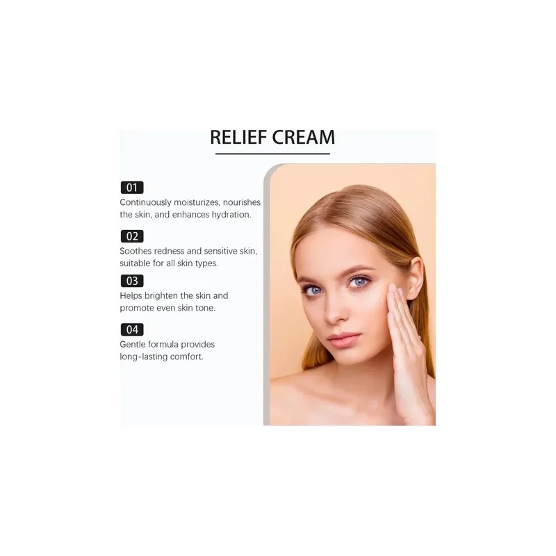 Crema Facial Coreano 345 Relief Intensivo Reparacin
