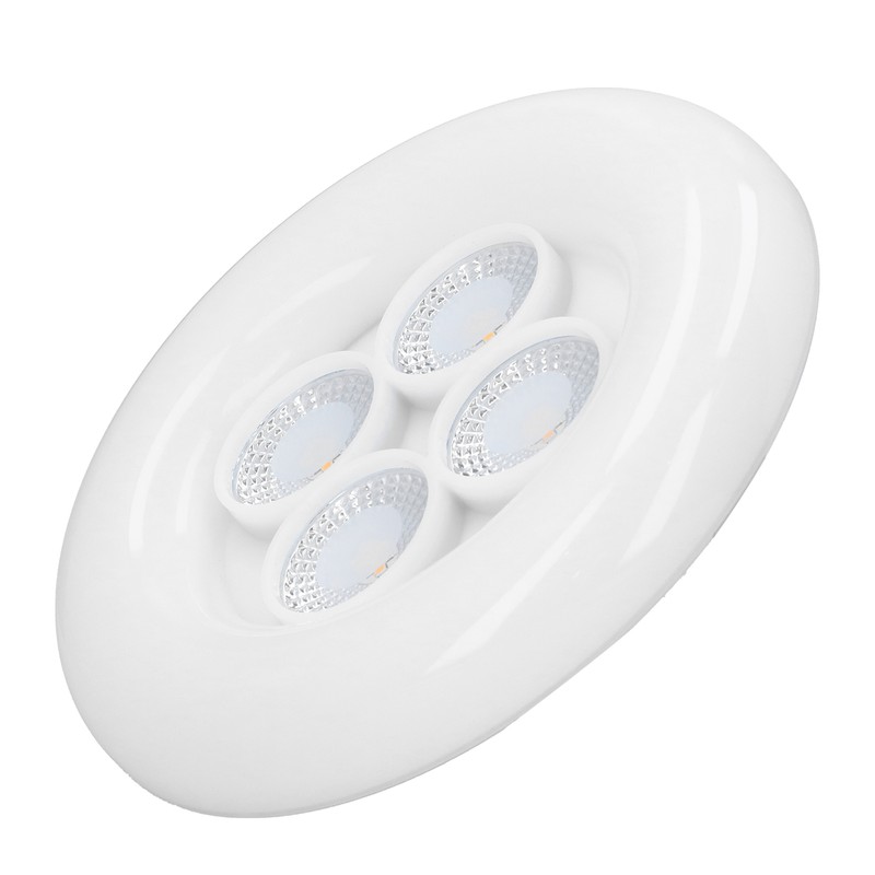 LED 4‑Hole LED Spot Light 3‑Gear Adjustable Spotlight for Garage