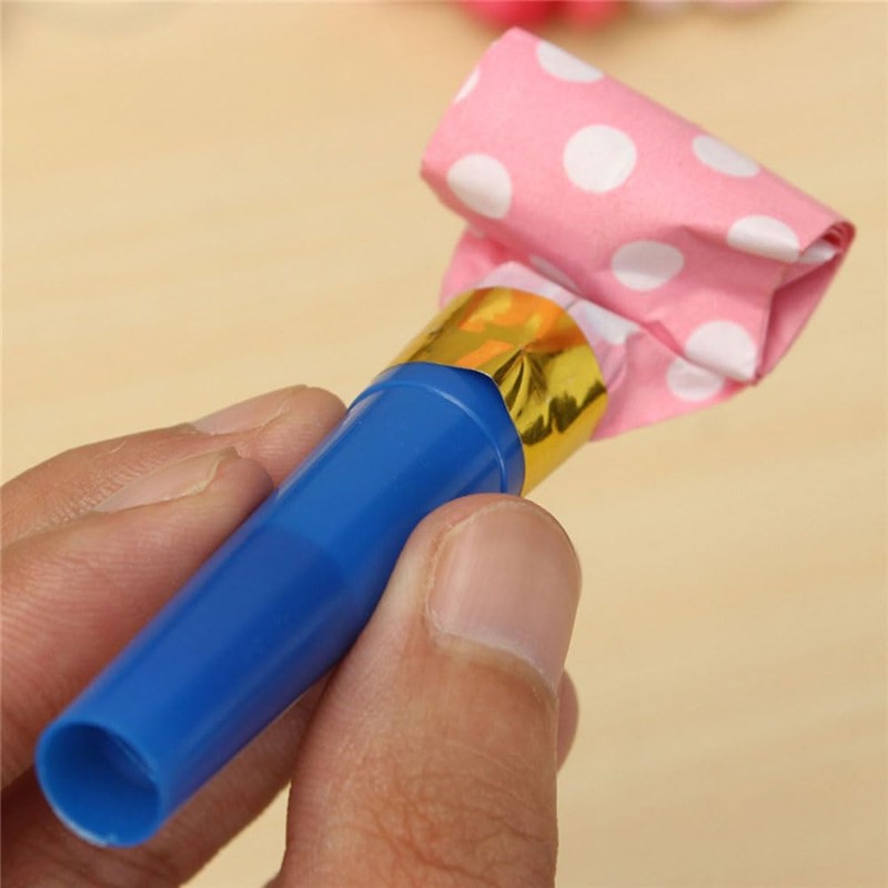 YFFSFDC Colorful Cheer Whistle 11cm Party Event Toys Kids Toys