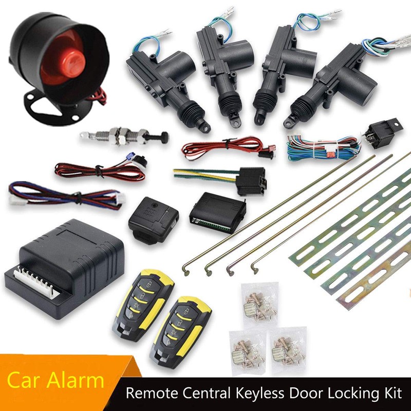 TOTMOX Car Alarm System Universal Keyless Entry System Power Car