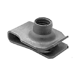 BoltmanShop 3/8-16 Screw Size, 3/4 Center Of Hole To Edge, Extruded U Nut (25pkg)