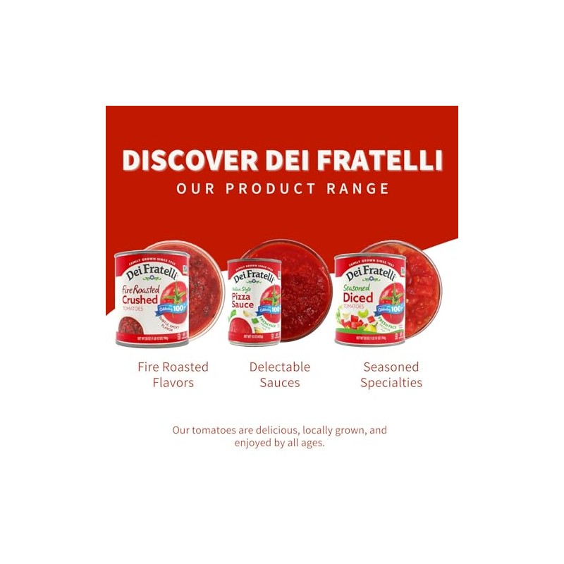 Dei Fratelli Fire Roasted Vegetable Pasta Sauce (24 oz. jars;