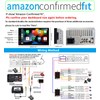Leadfan Double Din Car Stereo Radio Support Apple Carplay&Android Auto,