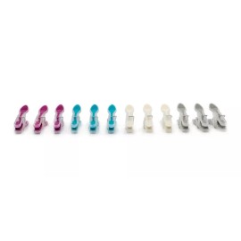 Domopak Living Set De 12 Pinzas Para Ropa De Colores | Dm-138