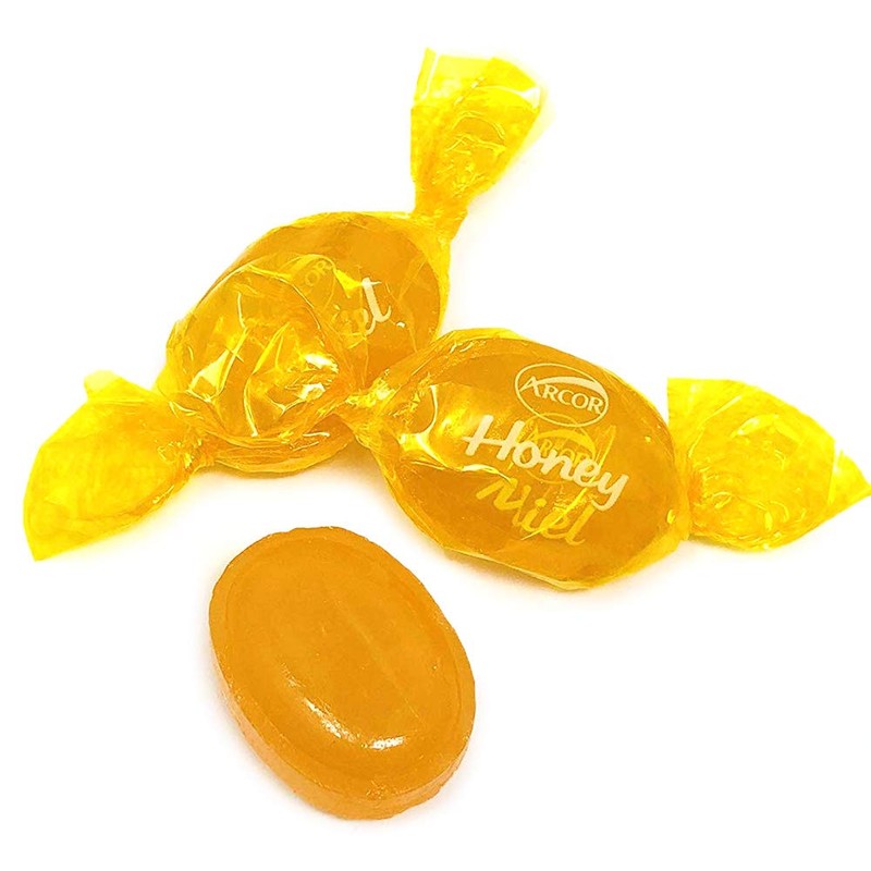 SweetGourmet Honey Filled Hard Candy, 4-Pound Bulk Bag, Wrapped Candies