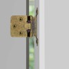 Taokyid Antique Brass Cabinet Hinges for Kitchen Cabinets (10 Pair