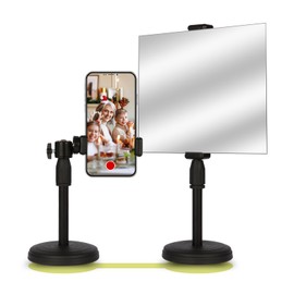 Phone Rear Camera Selfie Monitor Stand Set, Under The Premise of Ensuring That The Phone Screen can be Seen, Use The Rear Camera to Record The Front,Perfect for Selfie Vlog& TikTok & Live Streaming