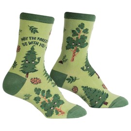 Sock It To Me Women's Crew Tree Pun Socks