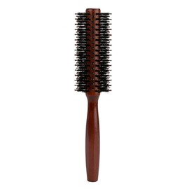 FamGift Pig Mane Comb Wooden Comb Curling Beauty Hair Luxury Comb High Temperature Resistant Hair Brush Hair Treatment (Medium Size Straight Print - 12 Rows)