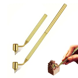 Set of 2 Fluid Writer Pens, Fine Line Paint Pen, Car Paint Repair, Paint Applicator Pen, Fine Line Painting Pen, Stone Chip Repair Kit, Paint for Cars, Crafts, Cabinets 0.5 mm/0.7 mm