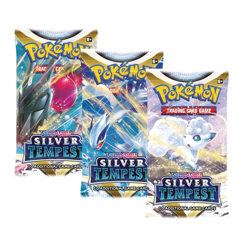 Pokémon Silver Tempest Triple Pack (3 Boosters & Manaphy Foil