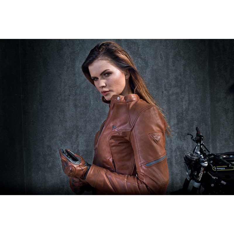 SHIMA CALIBER LADY, Women Retro Vintage Custom Summer Leather Motorcycle