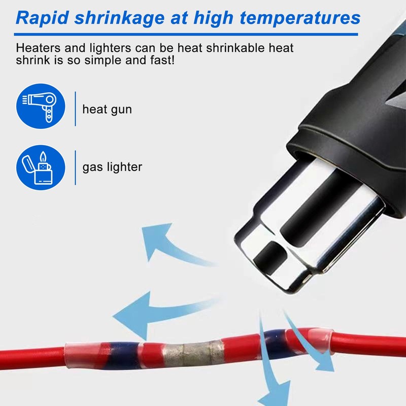 500PCS Solder Seal Wire Connectors, Wire Connectors, Heat Shrink Solder