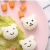 Rice Ball Mold Non-Stick Sushi Making Kit Cartoon Animal Mini