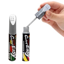 BASTOUR Car Paint Pen, Paint Repair Pen, Car Repair Paint Brush, Car Paint Pen, Car Scratch Repair Agent, Car Paint Repair for Cars Repair Tool, Paint Repair, 12 ml, 2 Pieces, Silver