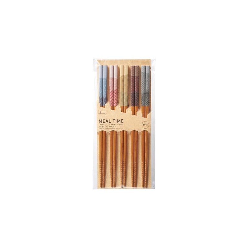 Ishida 67056-2 Susu Bamboo Chopsticks for Guests 5 Pairs 22.5