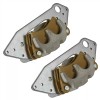 Caltric Front Left And Right Brake Calipers W/ Pads for