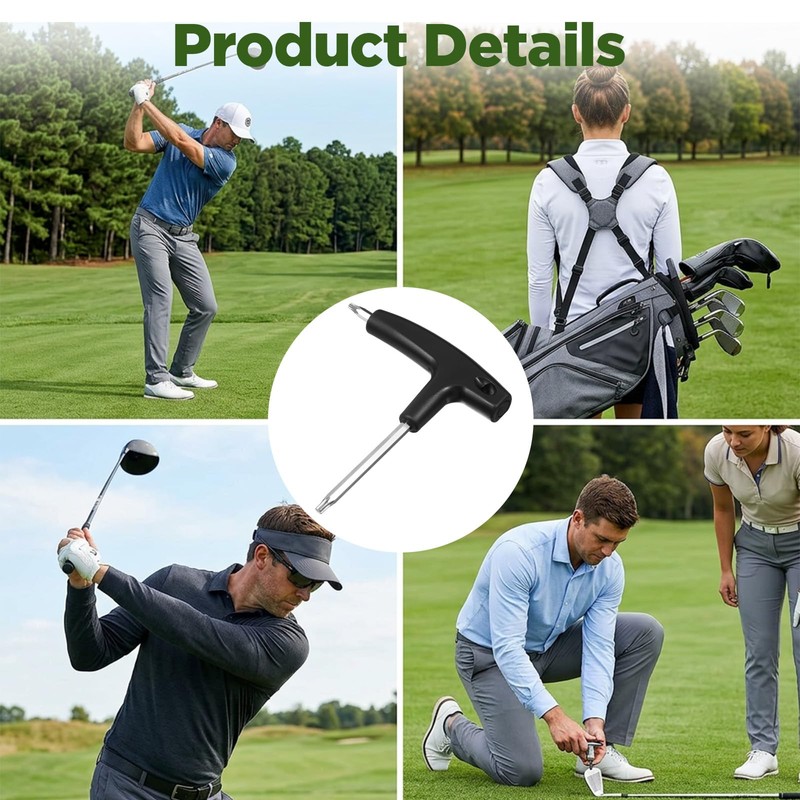 Golf Torque Wrench Tool Universal T20 & T25 Dual Head