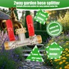 EJW Hose Splitter 2 Way, Garden Hose Splitters, 2 Way