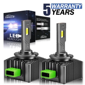 AUIMSOCO D3S D3R LED Headlight Bulbs 120W 6000K Super White HID Xenon Conversion Kit