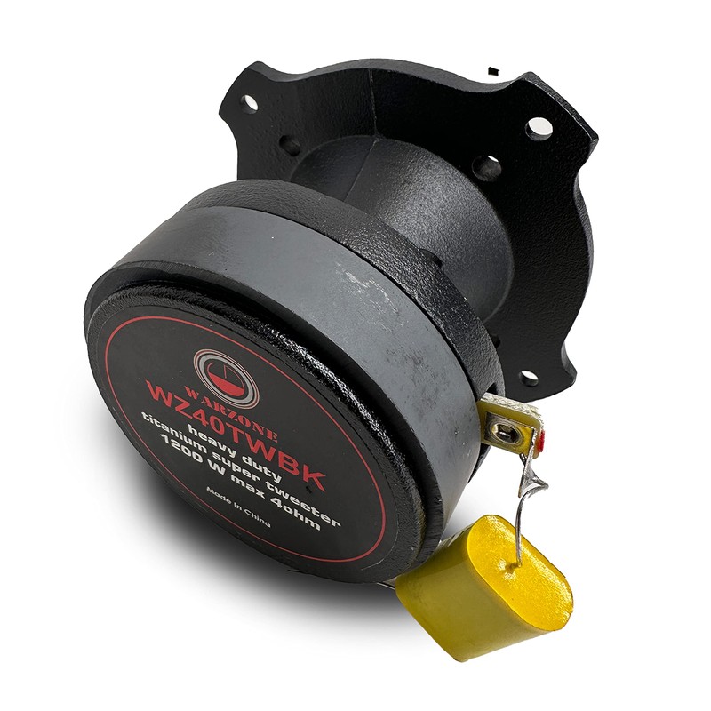 Gravity 1x WZ40TWBK 1200 Watts Maximum Power Handling Warzone Series