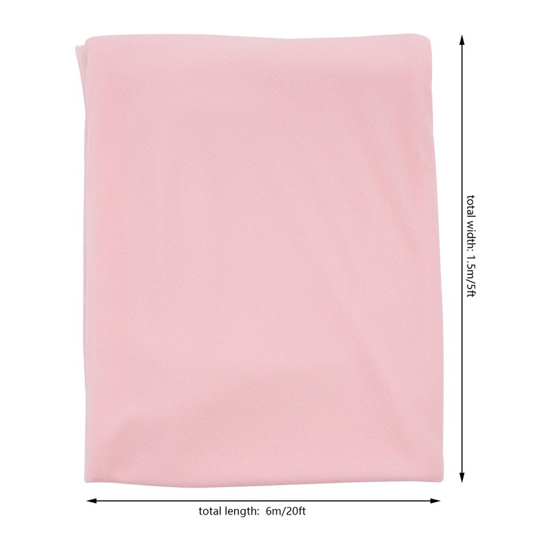 WUPYI Chiffon Ceiling Drapes,6 Panels 5FT x 20FT Pink Ceiling