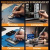 Precision Electric Screwdriver Set,160-in-1 Mini Electric Screwdriver,650mAh Rechargeable Screwdrivers,S2 Magnetic