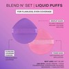 Freeman Blend N' Set Liquid Puff Set, Cushion Makeup Puffs