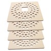 Gatuida 4pcs Beading Board for Bracelet Making Flocked Jewelry Tray