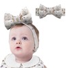 Baby Girl Headbands Handmade Cotton Baby Headbands with Bows Soft
