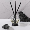 AROMA BLOSSOM Luxury Reed Diffuser, Onyx Collection-Black 200ML Capacity