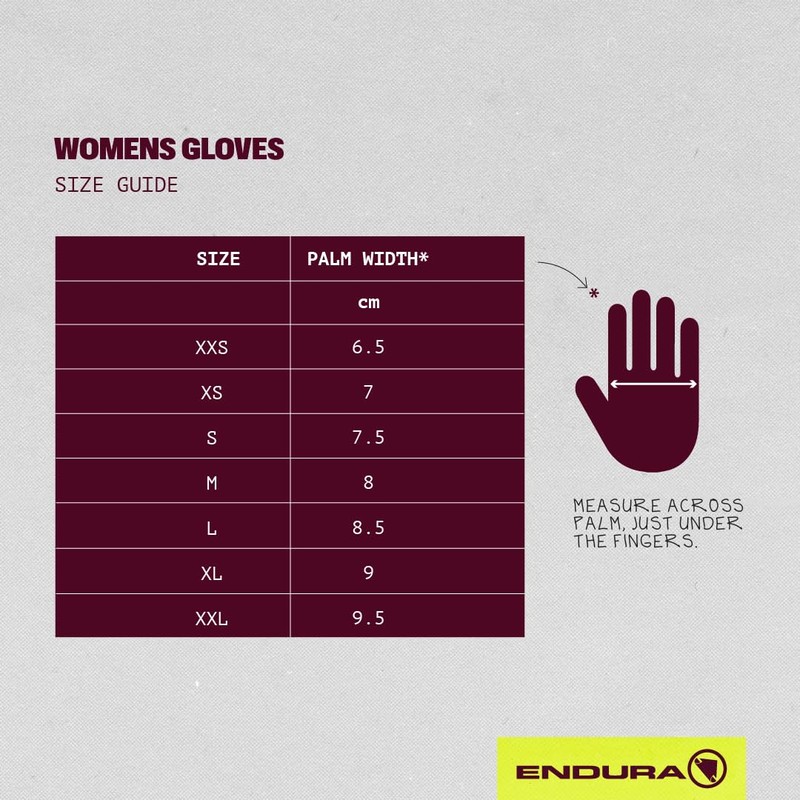 Endura Women's Strike Long Finger Gloves, Hi-Viz Yellow, M