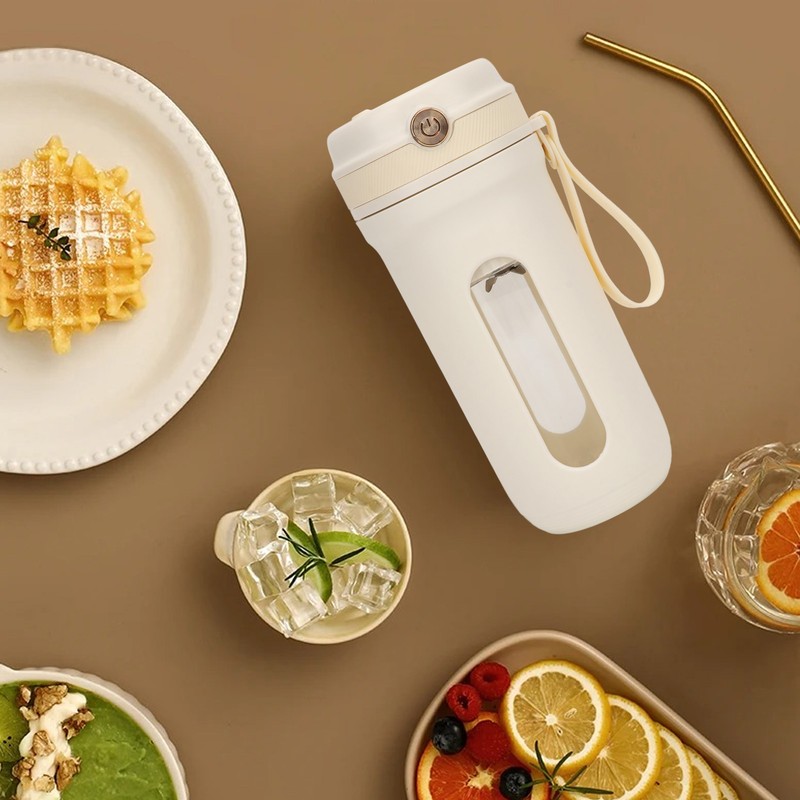 Electric Juicing Cup 10 Blades Portable Juice Blender Rechargeable Citrus