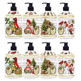 Toeah Home & Body Holiday Greetings Hand Soap, 8-pack 21.5 fl oz Bottles