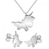 SoulCats Unicorn necklace with or without matching stud earrings, Stainless