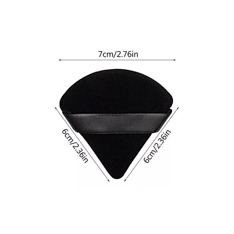 L Esponjas Para Maquillaje De Algodon Forma Triangulo 6 Pzas