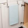 iDesign 60270 Axis Over Door Towel Bar, Small Stainless Steel