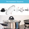 Universal Pot Lid Handle Replacement Compatible with crockpot Lids, Pan