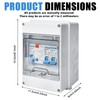 Surface-Mounted Fuse Box IP65, Surface-Mounted Distributor Small Distribution Board Surface-Mounted