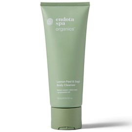endota Organics Lemon Peel & Sage Body Cleanser 180 ml, an energising all-over body wash enriched with lemon peel and sage.